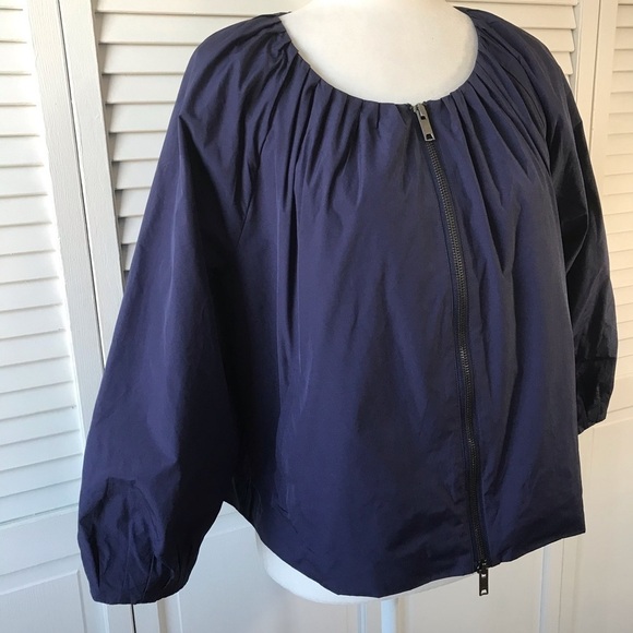 DKNY Blue Windbreaker Jacket Size Large - Picture 3 of 6
